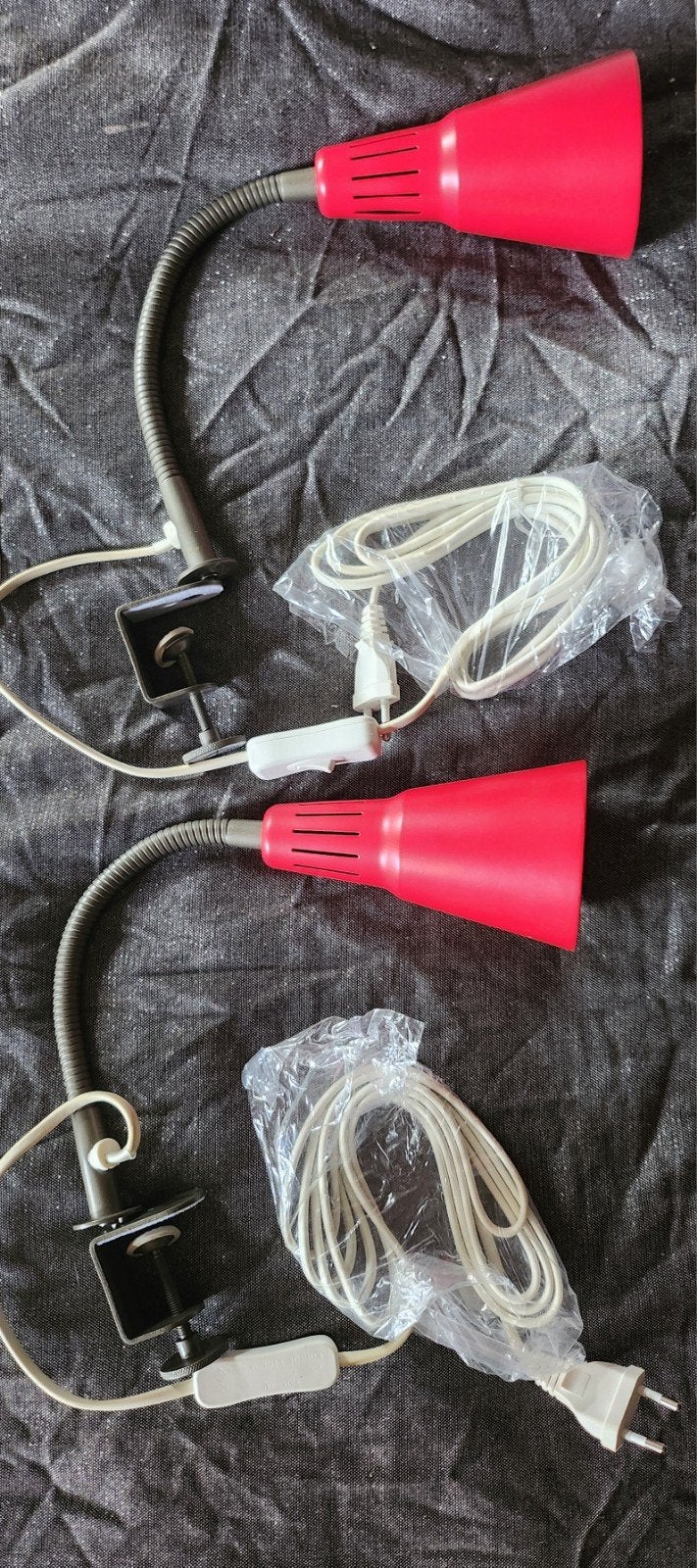 Vintage Kwart Klemlampen Ikea 1990, Ophalen of Verzenden