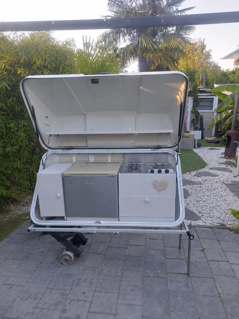 Whitebox holtkamper disselkeuken campingkeuken, Ophalen, Campingkast