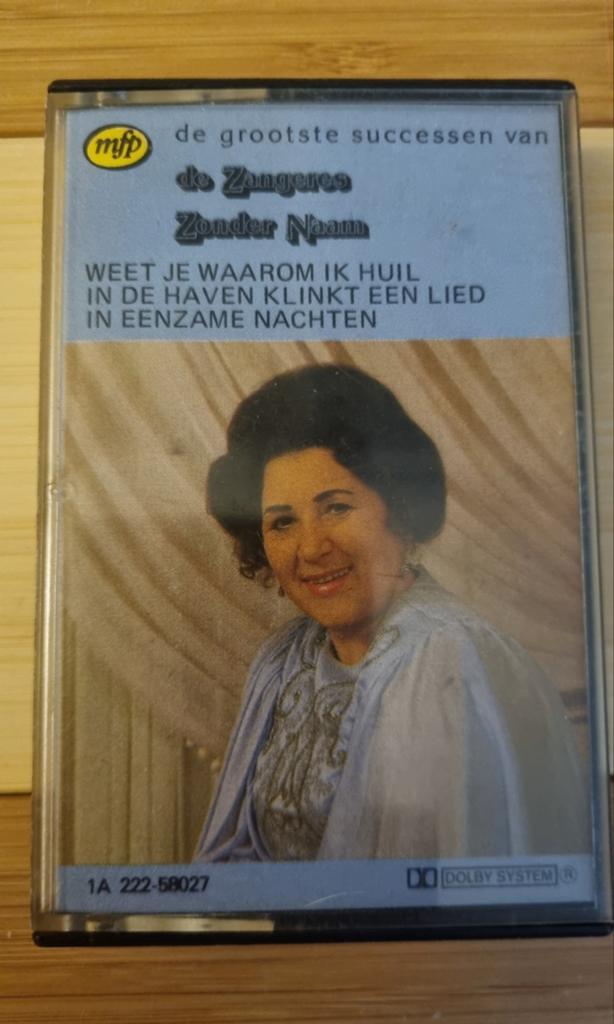 Zangeres Zonder Naam, Cd's en Dvd's, Cassettebandjes, Gebruikt, 1 bandje, Ophalen of Verzenden, Origineel