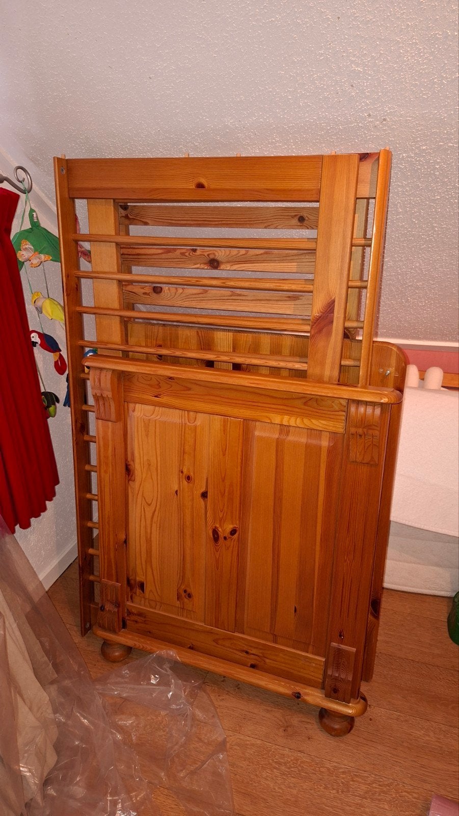 Babykamer, massief grenenhouten, Ophalen, Gebruikt, Landelijk, Klassiek, Grenenhout