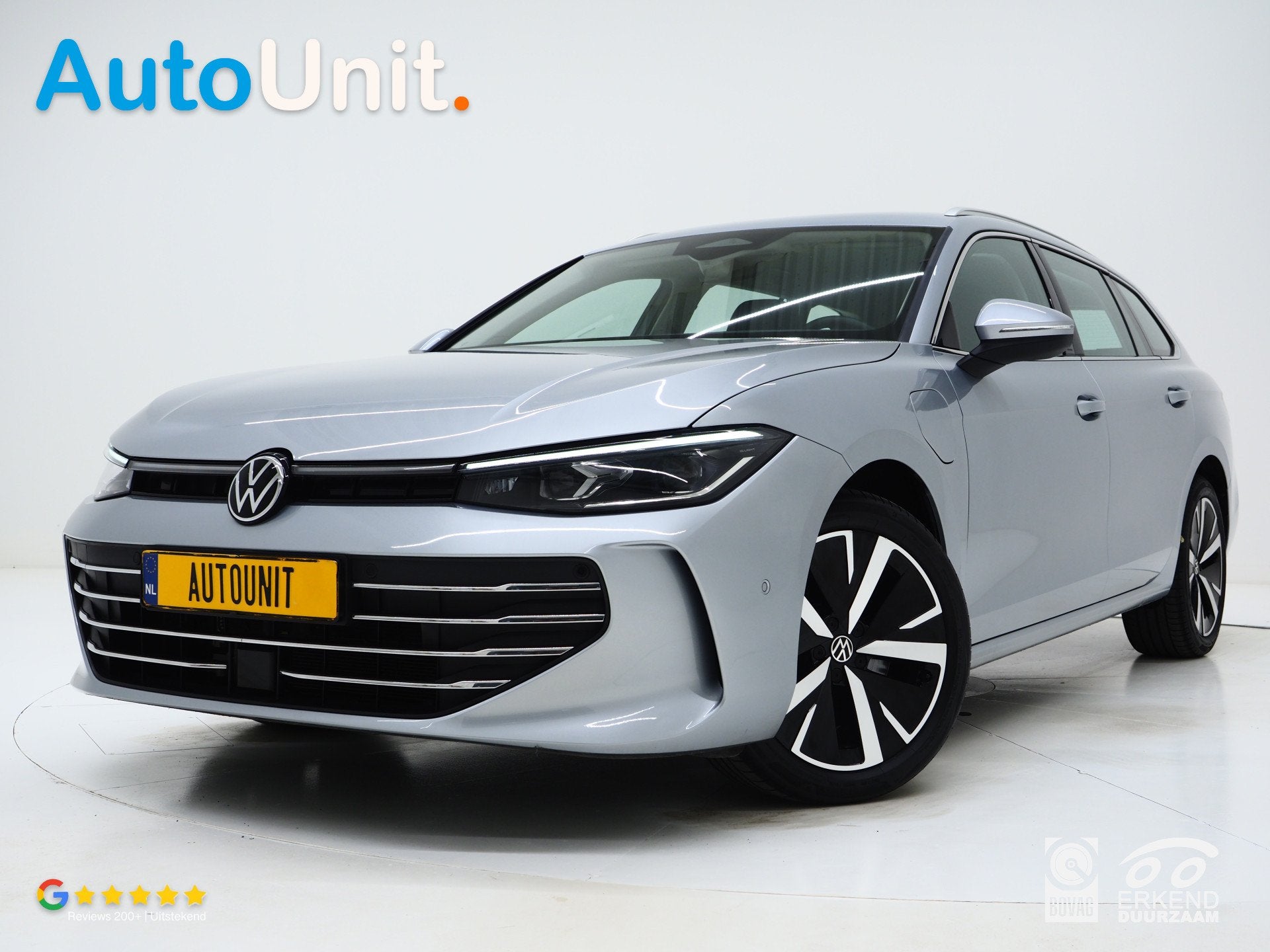 Volkswagen Passat Variant 1.5 eHybrid 204PK | Leder/Alcantar, Auto's, 77 km/l, Euro 6, Plug-in hybride, Grijs