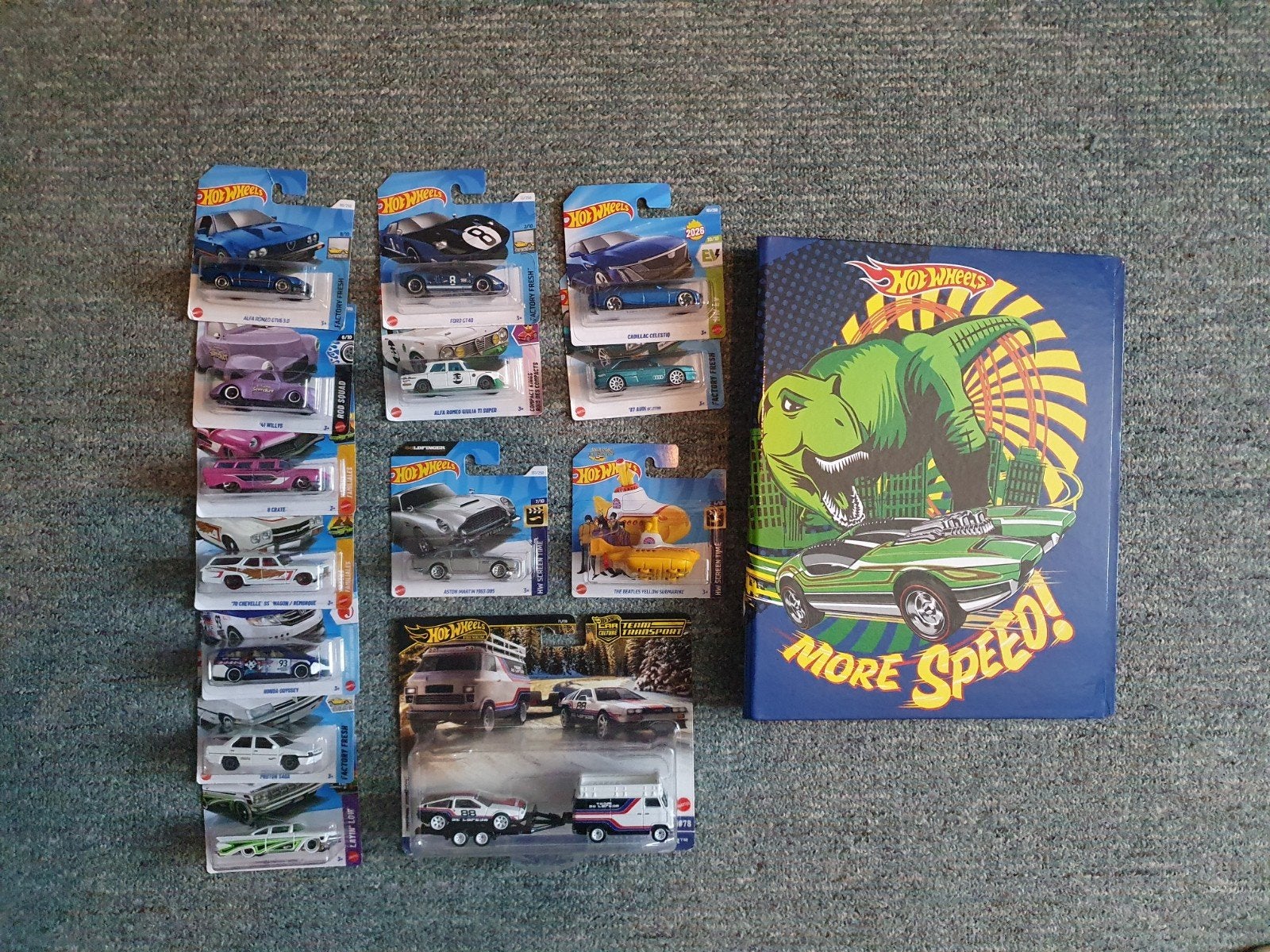lot HotWheels, Ophalen of Verzenden, Zo goed als nieuw