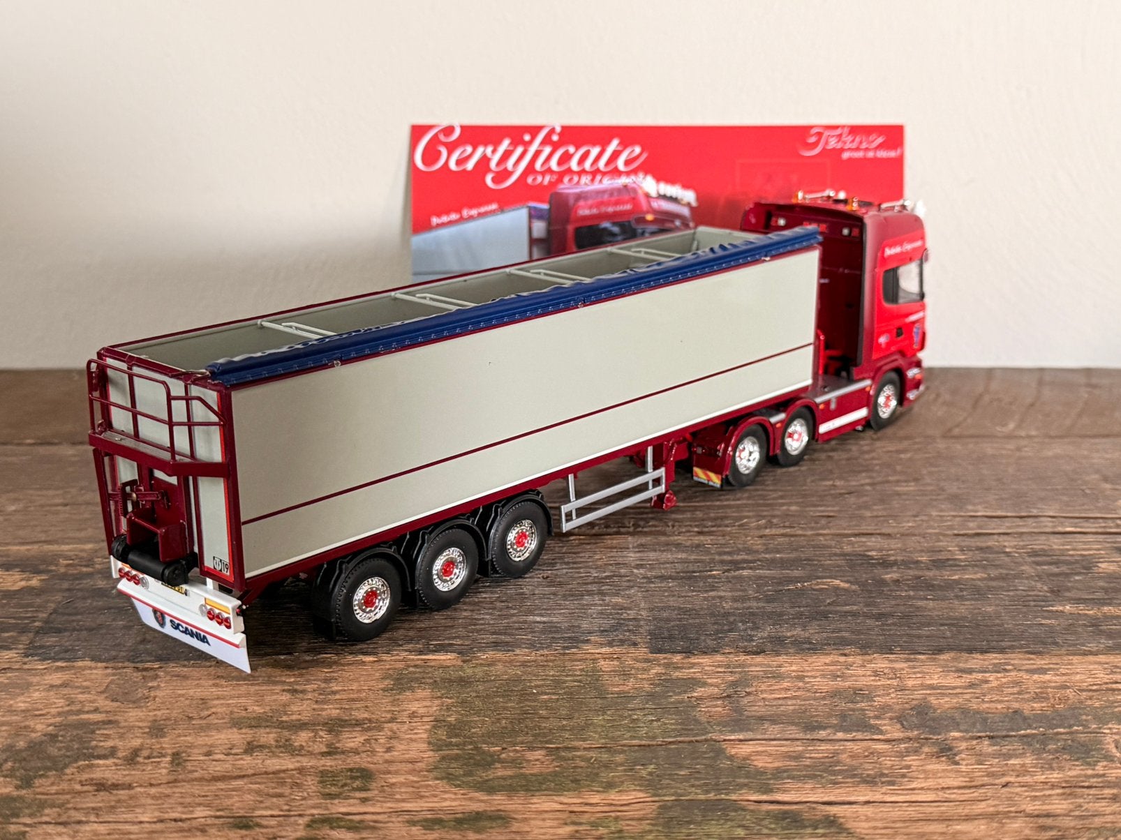 Tekno - Scania Topline Transoord, Ophalen of Verzenden, Zo goed als nieuw, Bus of Vrachtwagen, Tekno