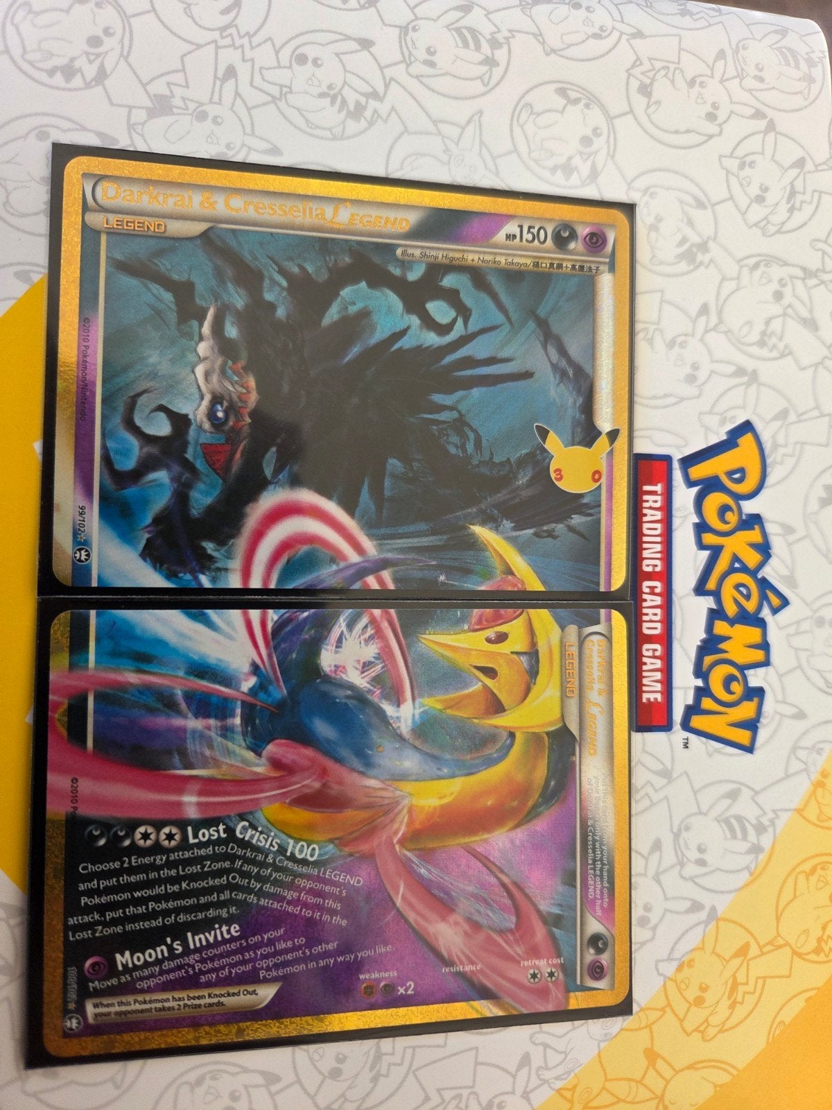 Pokémon Kaart Darkrai & Cresselia LEGEND - 30th anniversary, Ophalen of Verzenden, Nieuw