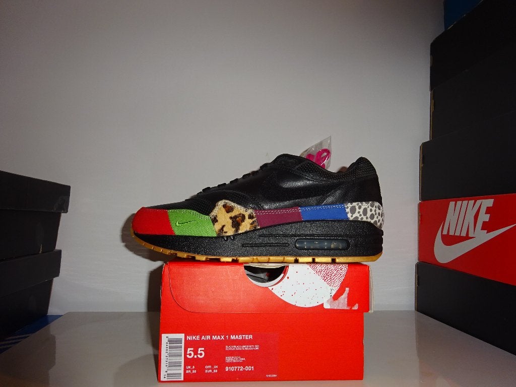Nike Air Max 1 Master Maat 38, Zwart, Nike, Nieuw, Ophalen of Verzenden