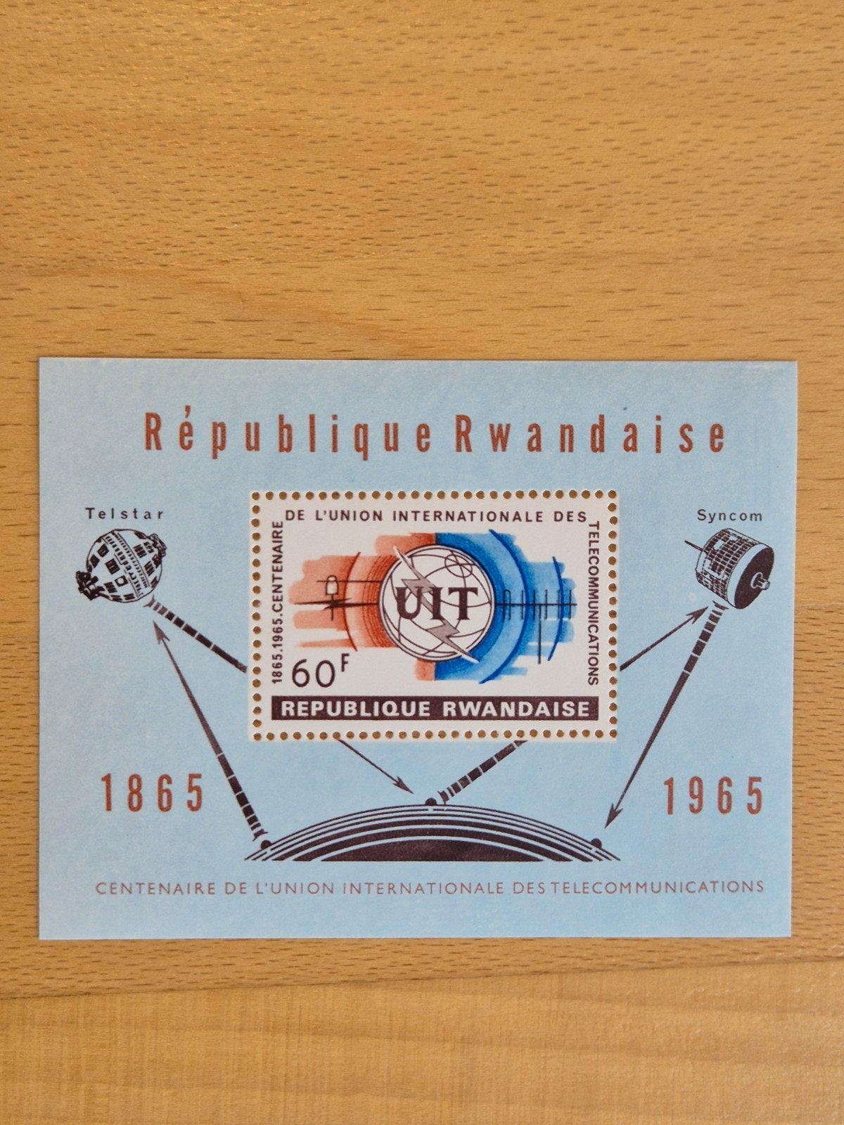 Rwanda 1965 ruimtevaart, Ophalen of Verzenden, Overige landen, Postfris