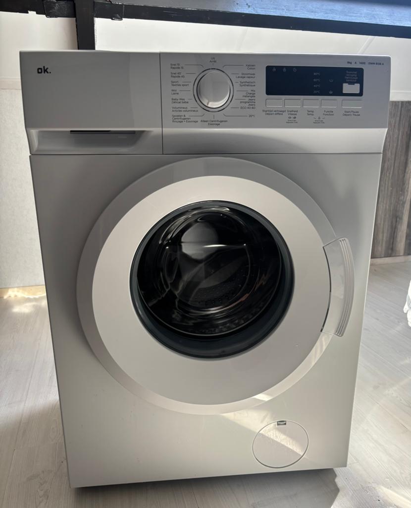 Wasmachine, Witgoed en Apparatuur, Wasmachines, Ophalen of Verzenden, Zo goed als nieuw, Voorlader, 85 tot 90 cm