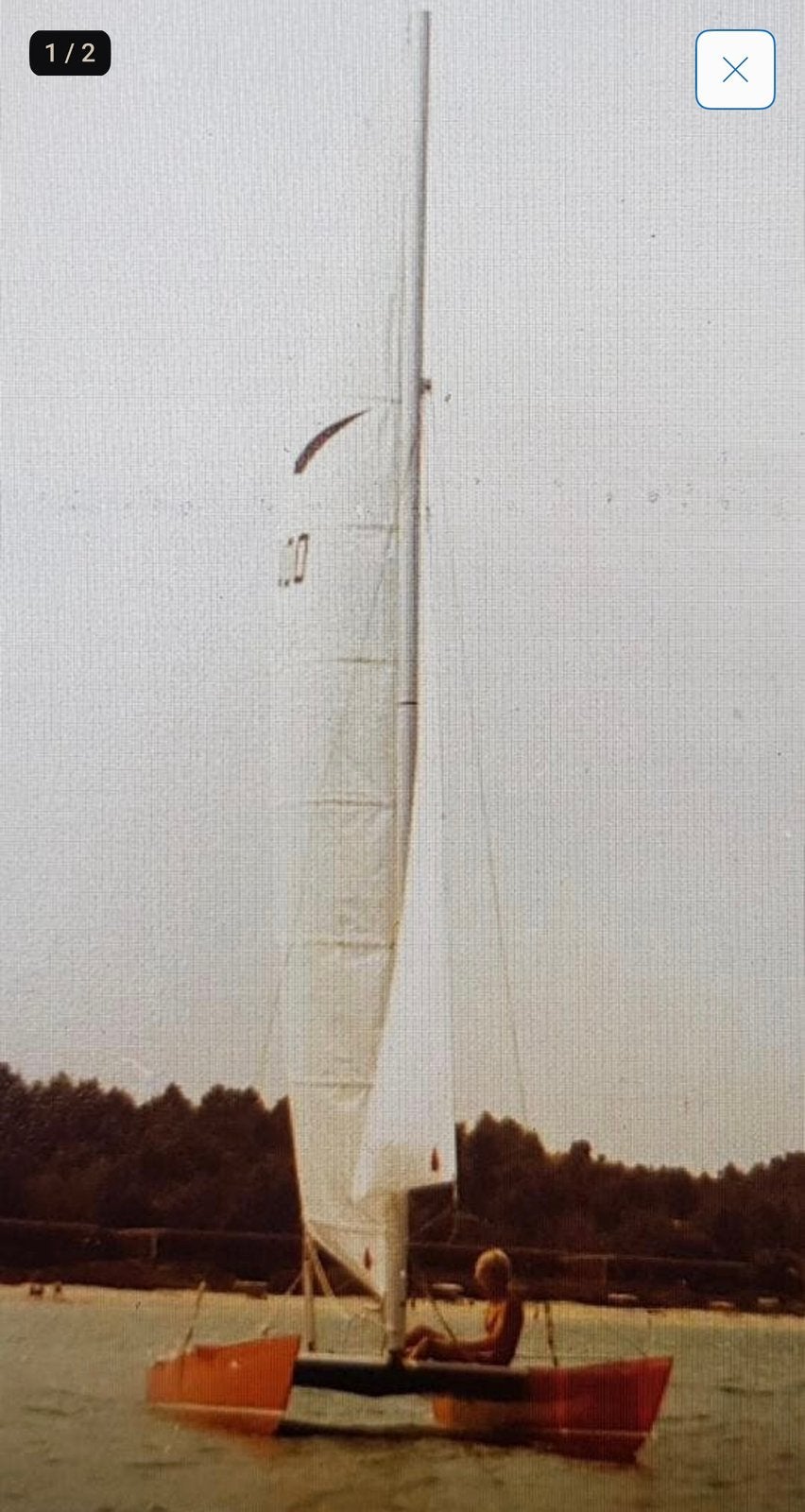Catamaran, Ophalen of Verzenden, Zo goed als nieuw, Minder dan 15 m²