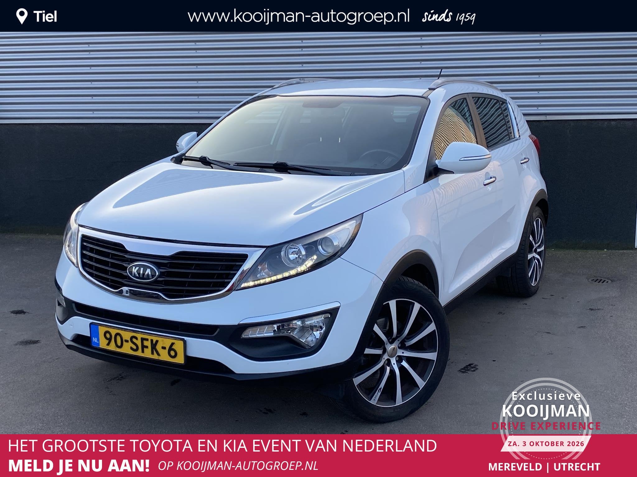 Kia Sportage 2.0 X-ecutive Plus Pack Climate control, Cruise, Auto's, Gebruikt, 4 cilinders, Leder en Stof, Handgeschakeld