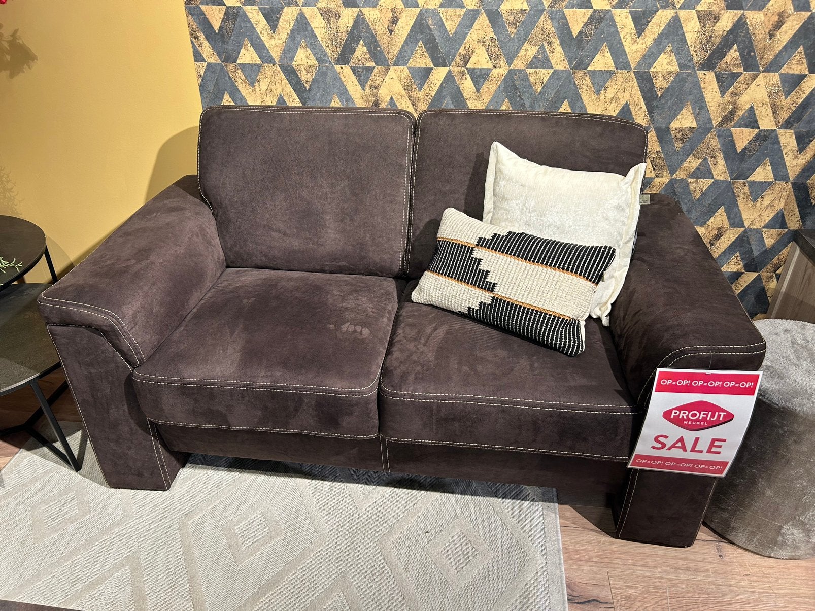 Diversen Bankstellen in de aanbieding!!! bij Profijt Meubel, Huis en Inrichting, Ophalen, Nieuw, Stof, 2 + 2,5
