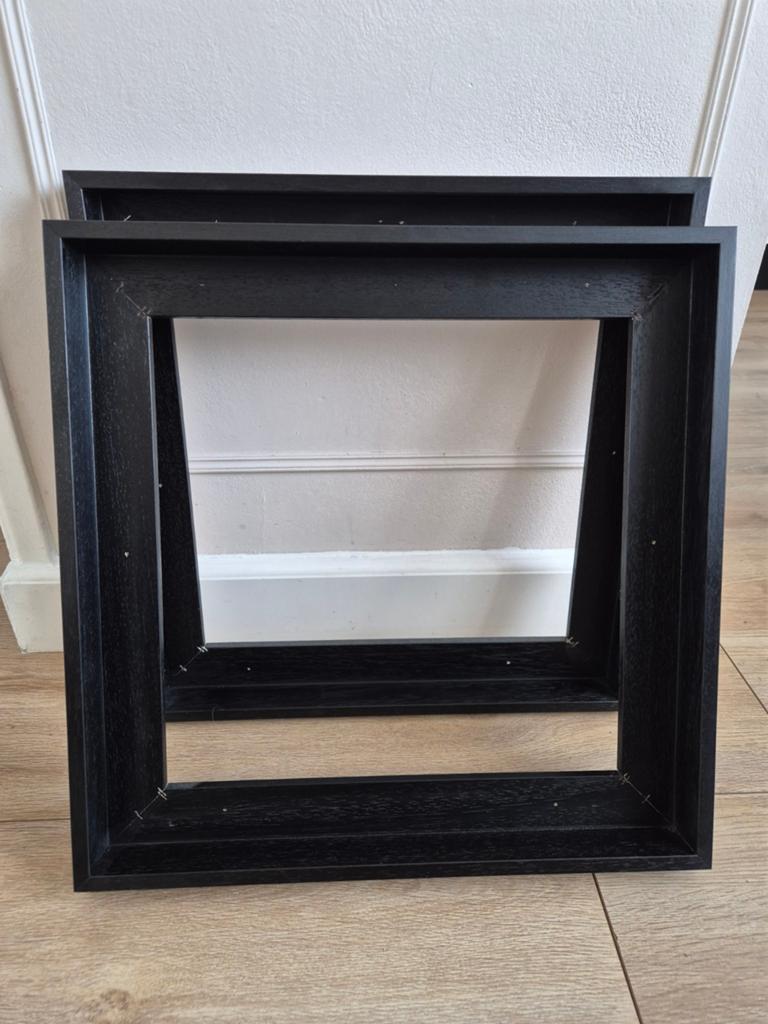 Zwart baklijsten 50 x 50 cm, Ophalen of Verzenden, Hout