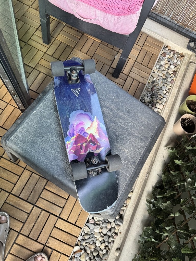 Landyachtz Dinghy Crown Peak cruiser skateboard, Sport en Fitness, Ophalen, Gebruikt, Skateboard