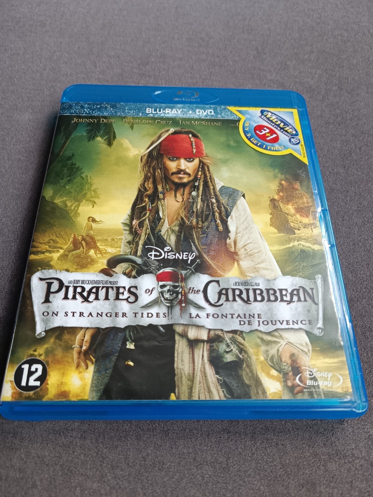 Pirates of the Caribbean on stranger tides - bluray, Ophalen of Verzenden, Zo goed als nieuw