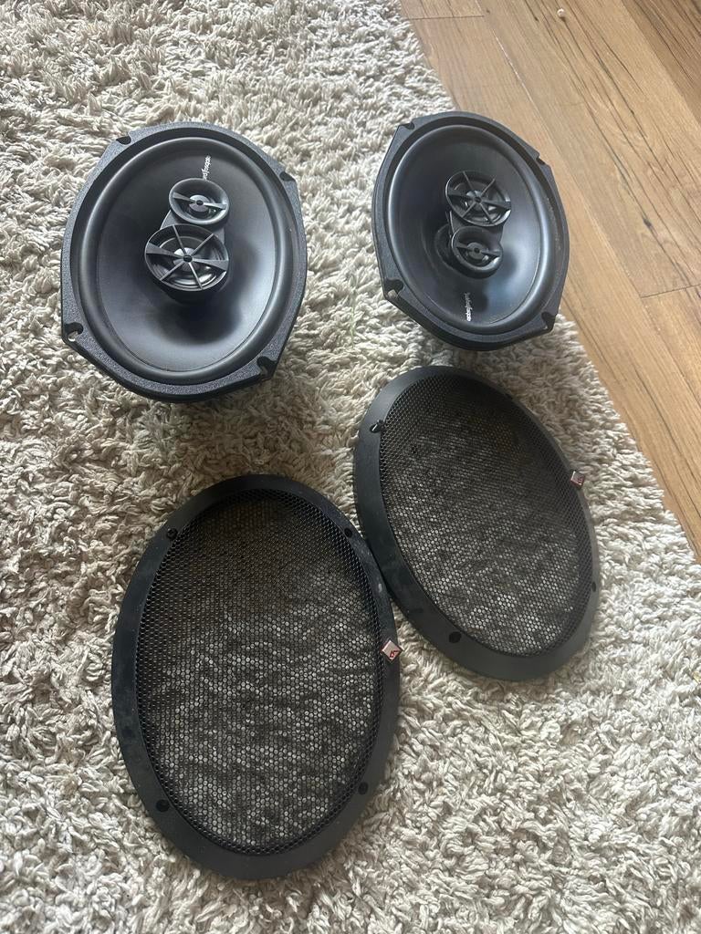 Rockford Fosgate Prime R169X3 6x9" speakers, Auto diversen, Ophalen of Verzenden, Gebruikt