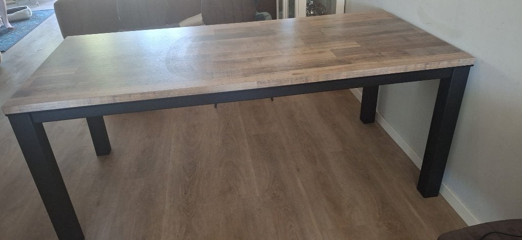 eettafel van de bommel meubelen, Huis en Inrichting, Ophalen, Gebruikt, 50 tot 100 cm, Vijf personen of meer