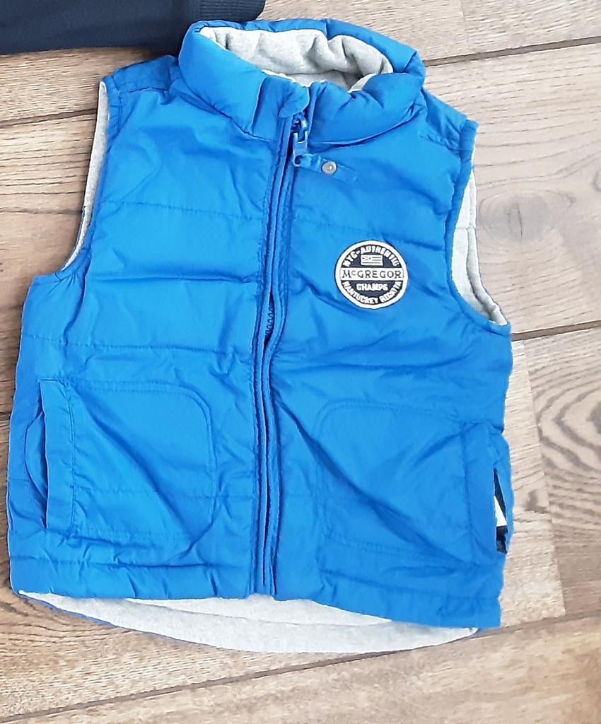 Mc gregor bodywarmer maat 80 omkeerbaar zomerjas, Kinderen en Baby's, Babykleding | Maat 80, Ophalen of Verzenden, Jongetje, Jasje