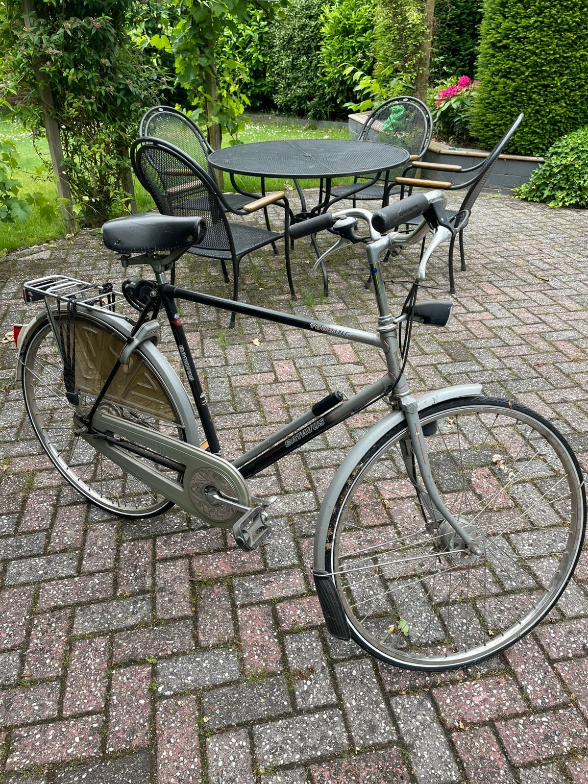 Batavus herenfiets met 3 versnellingen en trommelremmen, Fietsen en Brommers, Gebruikt, Versnellingen, Trommelrem, Ophalen