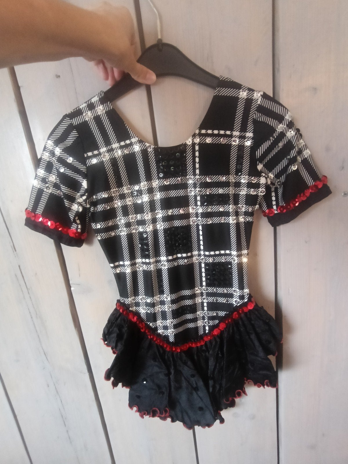Kunstschaatspakje maat 152, Ophalen of Verzenden, Gebruikt, Meisje, Sport- of Zwemkleding