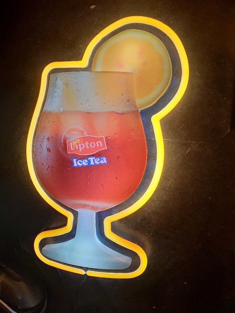 Lipton Ice Tea lichtreclame, Verzamelen, Ophalen of Verzenden, Nieuw, Gebruiksvoorwerp
