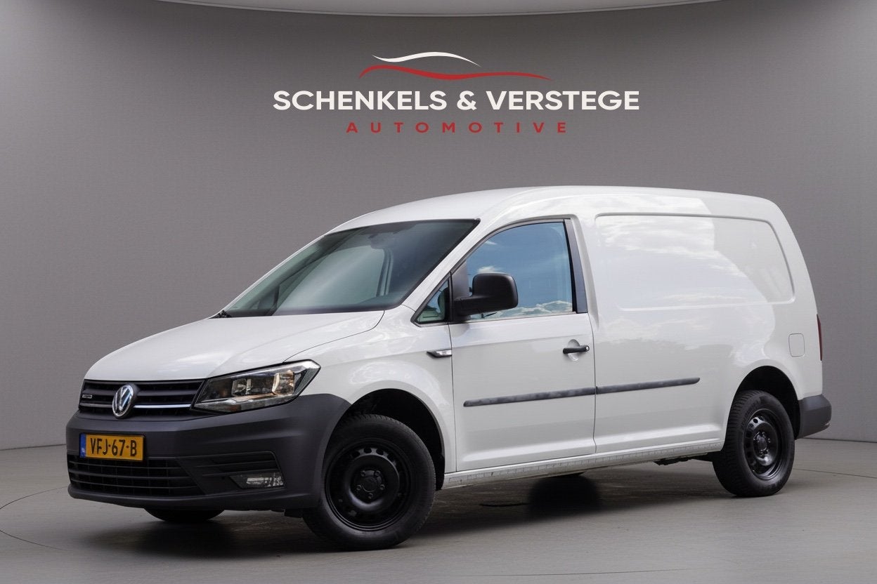 Volkswagen Caddy 1.4 TGI L2H1 EcoFuel Maxi Comfortline / BTW, Auto's, Voorwielaandrijving, Stof, Gebruikt, 4 cilinders