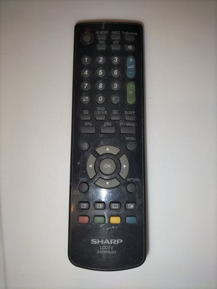 Sharp GA574WJSA / GA591WJSA Afstandsbediening voor LCD TV, Ophalen of Verzenden, Tv