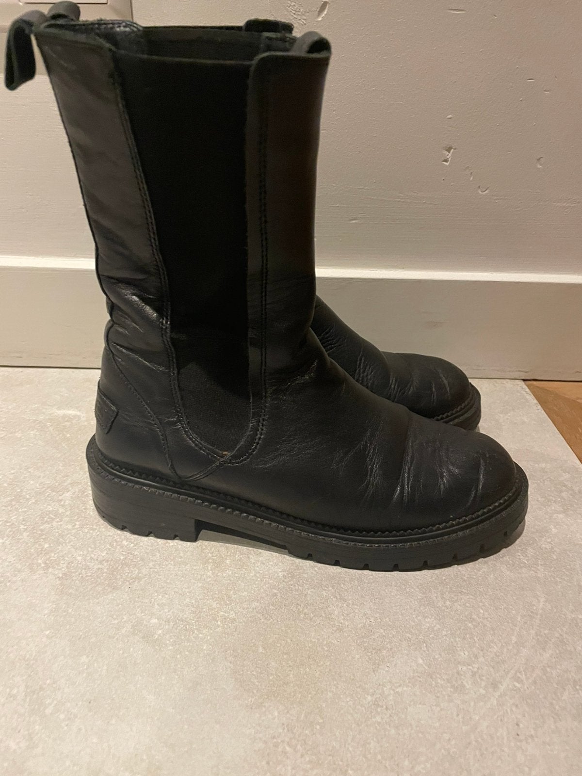 Origineel Shabbies laarzen maat 37, Kleding | Dames, Schoenen, Ophalen of Verzenden, Zo goed als nieuw, Zwart, Hoge laarzen