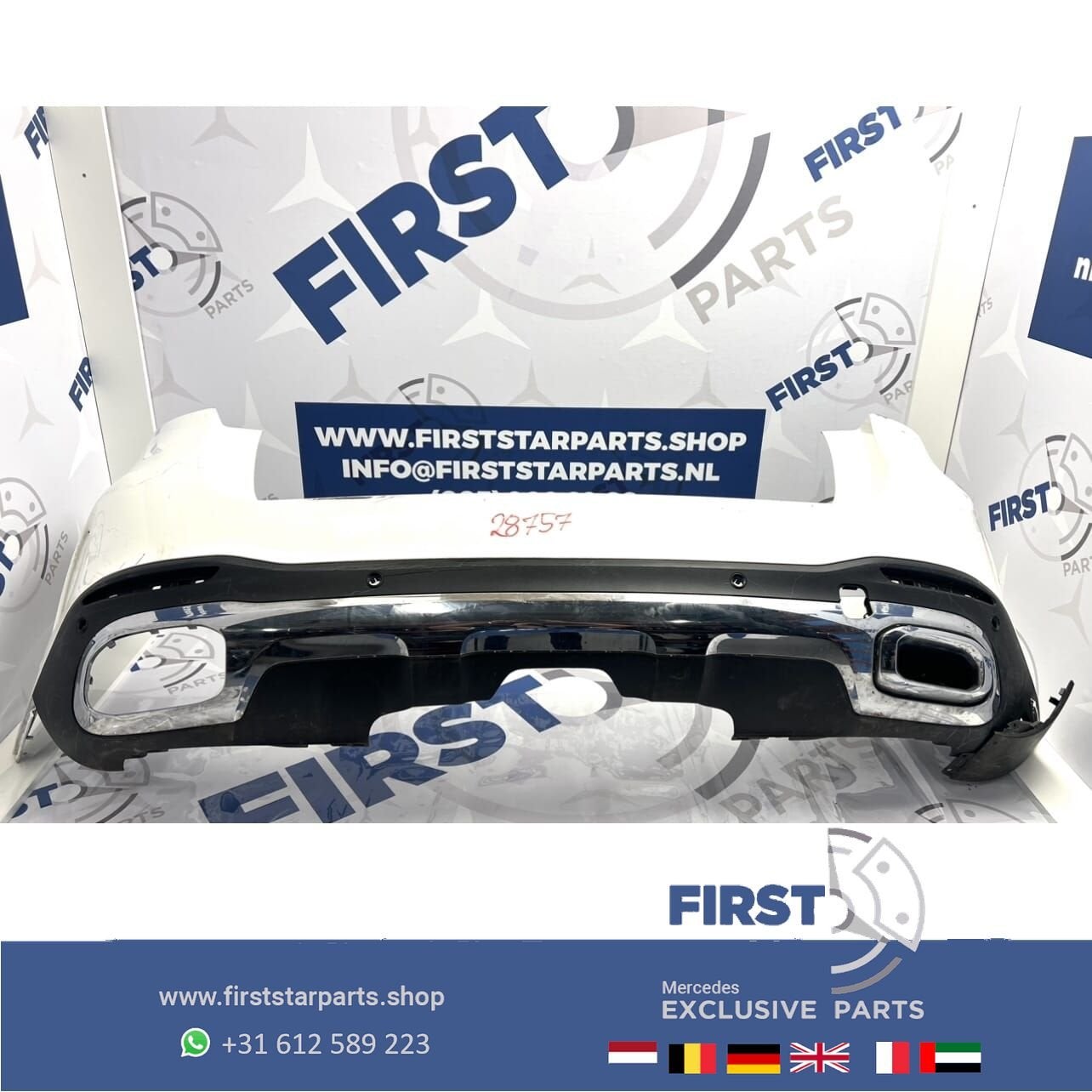 W167 V167 GLE AMG ACHTERBUMPER WIT GRIJS ZWART ROOD BUMPER G, Gebruikt, -, Ophalen of Verzenden, Achter