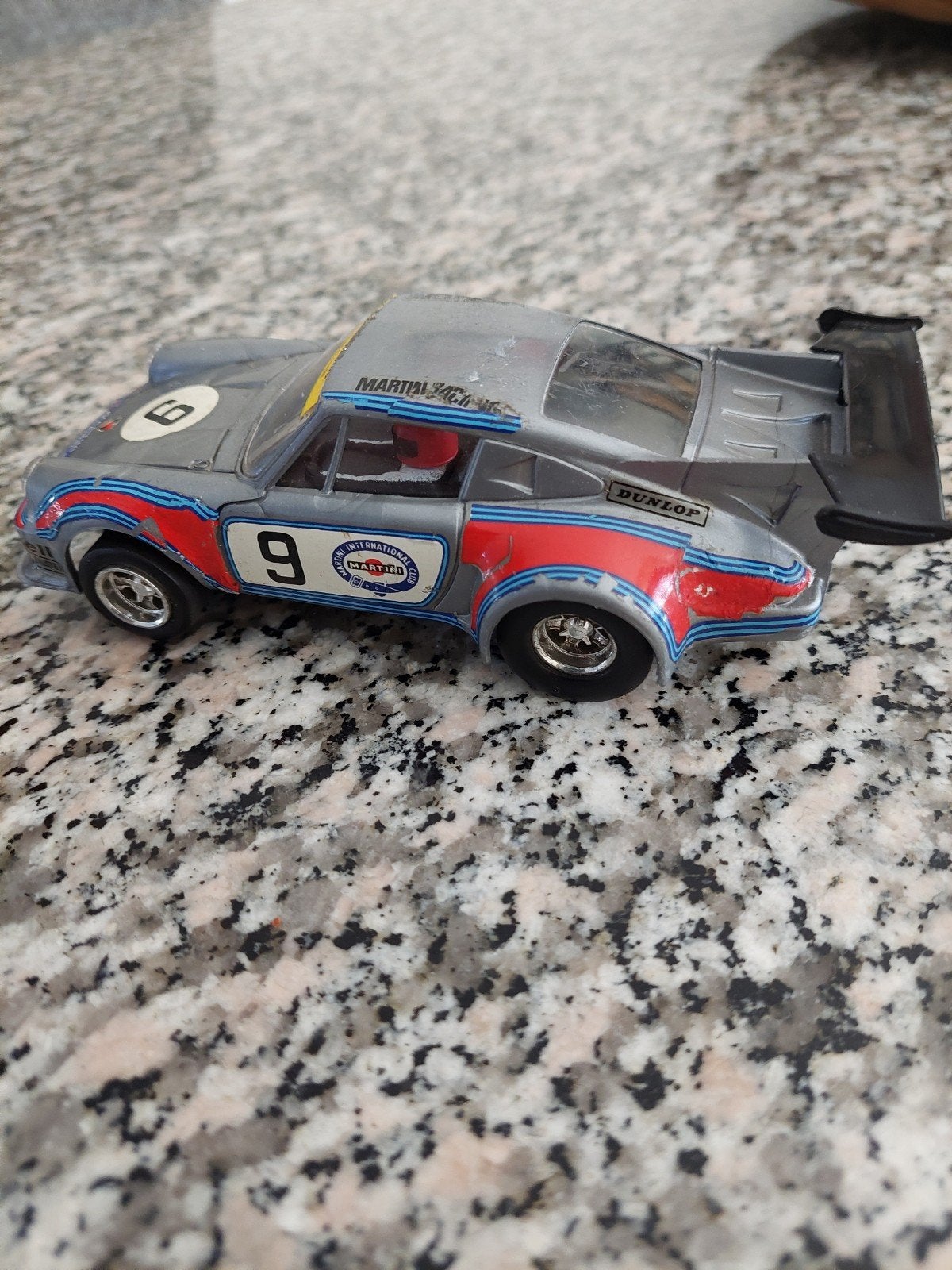 SCALEXTRIC: PORSCHE 911 TURBO MARTINI. RACEAUTO., Ophalen of Verzenden, Gebruikt, Elektrisch, Overige merken
