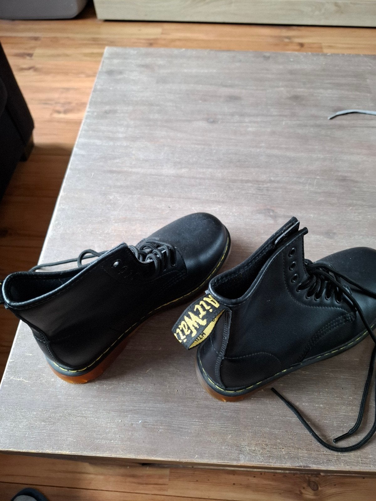 Dr. Martens 1460 Mono Zwarte Laarzen, Zwart, Lage of Enkellaarzen, Ophalen of Verzenden, Dr. Martens
