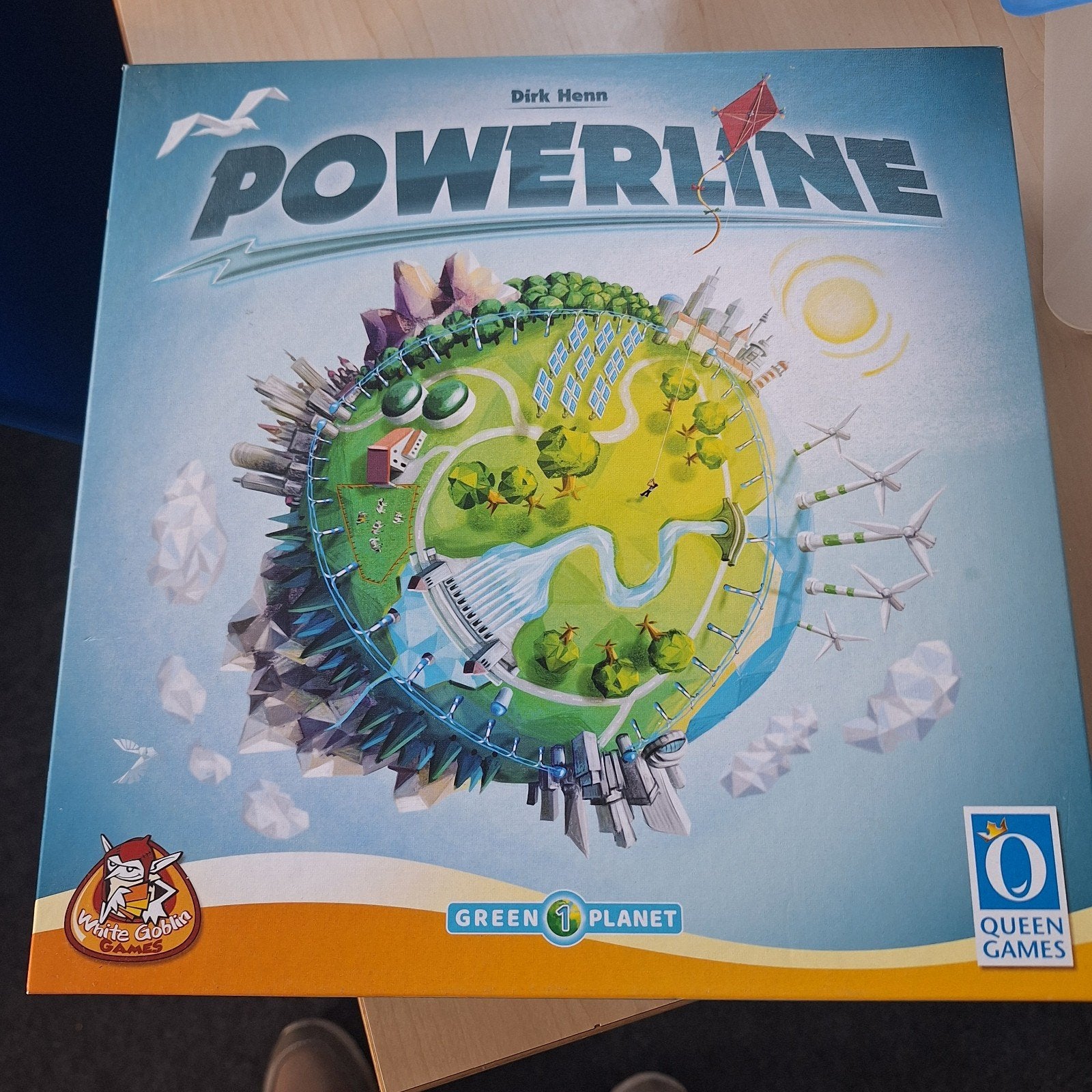 Powerline Bordspel - Strategisch Spel over Energie, Hobby en Vrije tijd, Een of twee spelers, Ophalen of Verzenden, Nieuw, Queen Games