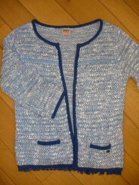 ONLY vest colbert blauw wit M, Maat 38/40 (M), Only, Blauw, Ophalen of Verzenden