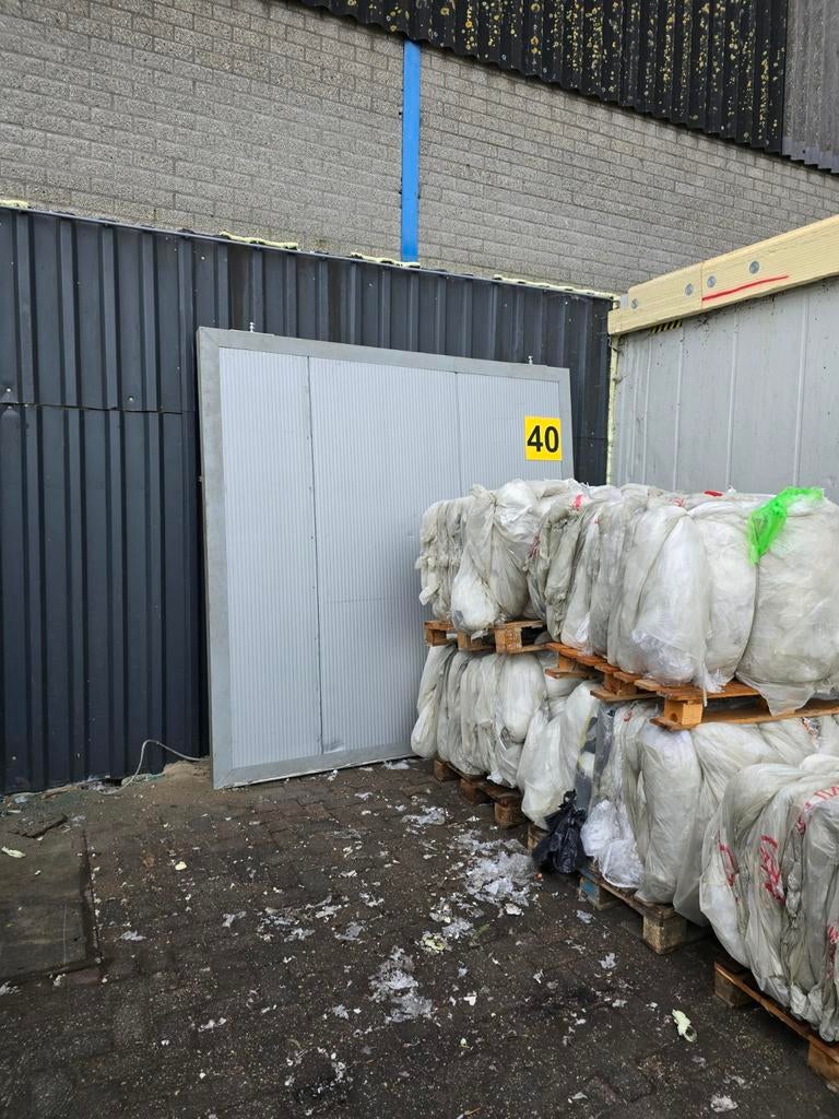 Geïsoleerde schuifdeur 100mm met railsysteem, Doe-het-zelf en Verbouw, Ophalen