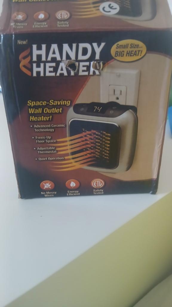 Handy Heater - Ruimtebesparende Wandverwarming (Nieuw), Ophalen of Verzenden