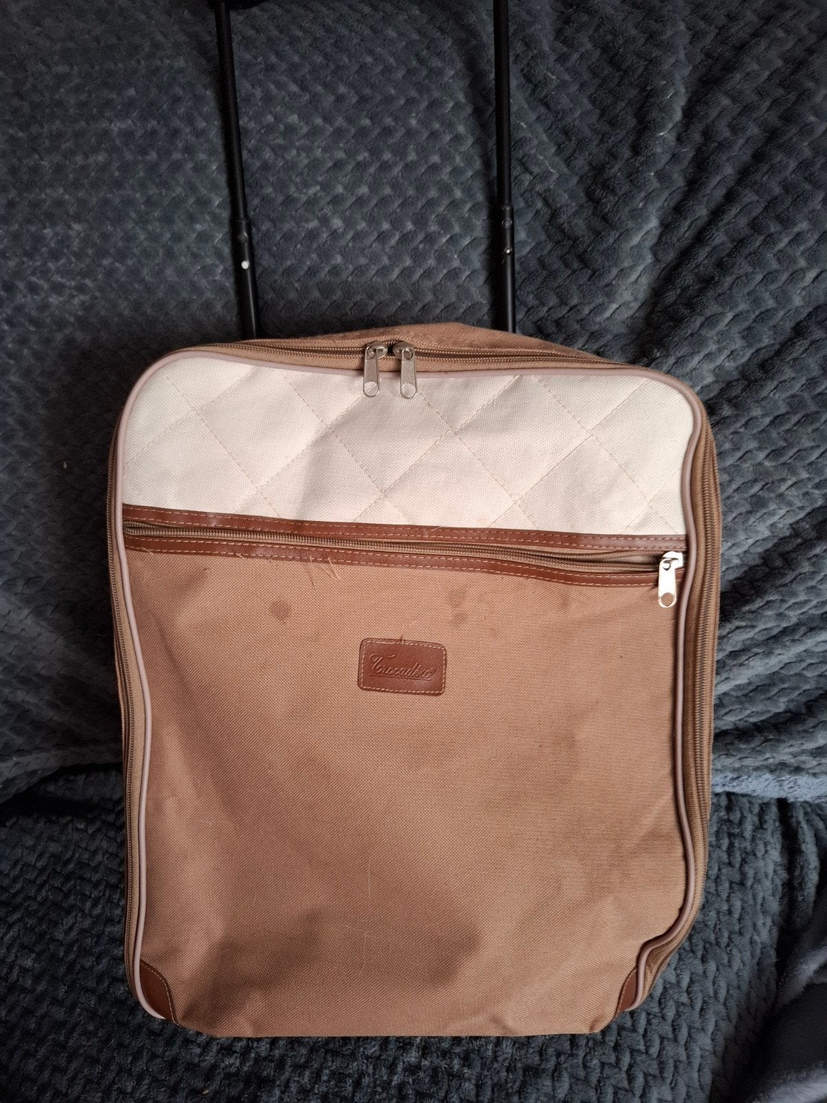Tas/koffer met rolletjes /, Overige materialen, Wieltjes, Minder dan 50 cm, Ophalen of Verzenden