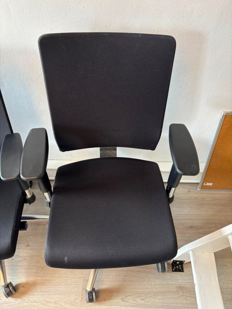 6 x Schaffenburg bureaustoelen, Ophalen, Gebruikt, Zwart, Bureaustoel