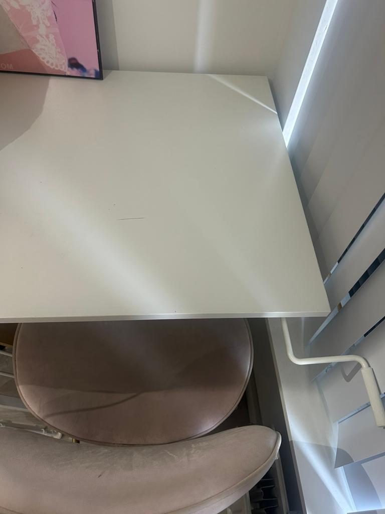 Zit sta bureau handmatig verstelbaar 120x70cm, Ophalen of Verzenden