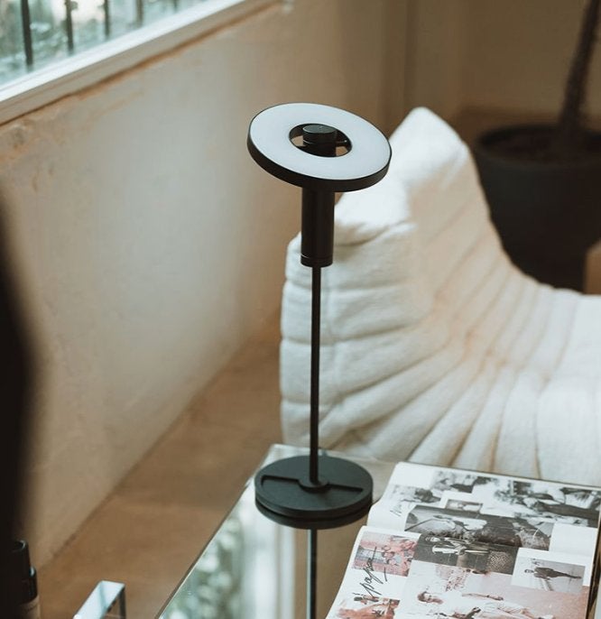 Tonone BEADS TABLE UPLIGHT Tafellamp | Van €755, nu, Huis en Inrichting, Tonone, Dimbaar, Ophalen of Verzenden, Zwart