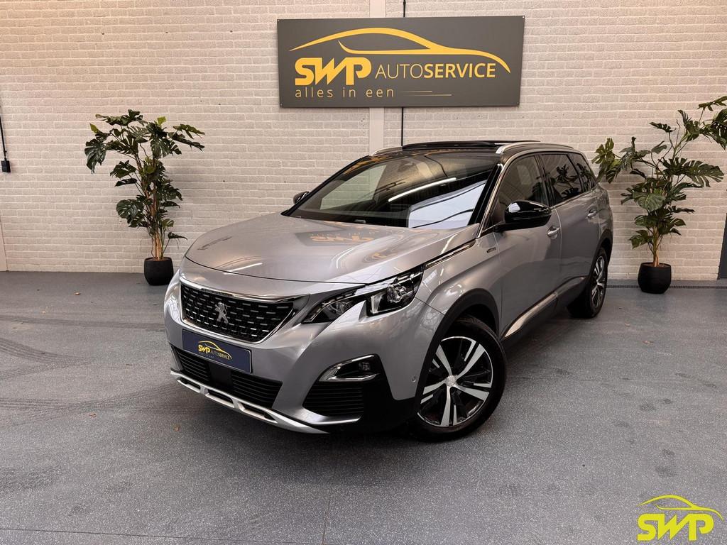 Peugeot 5008 1.2 PureTech GT-Line | 7P | Pano | Navi | Cam, Auto's, Gebruikt, Euro 6, 1199 cc, Parkeersensor