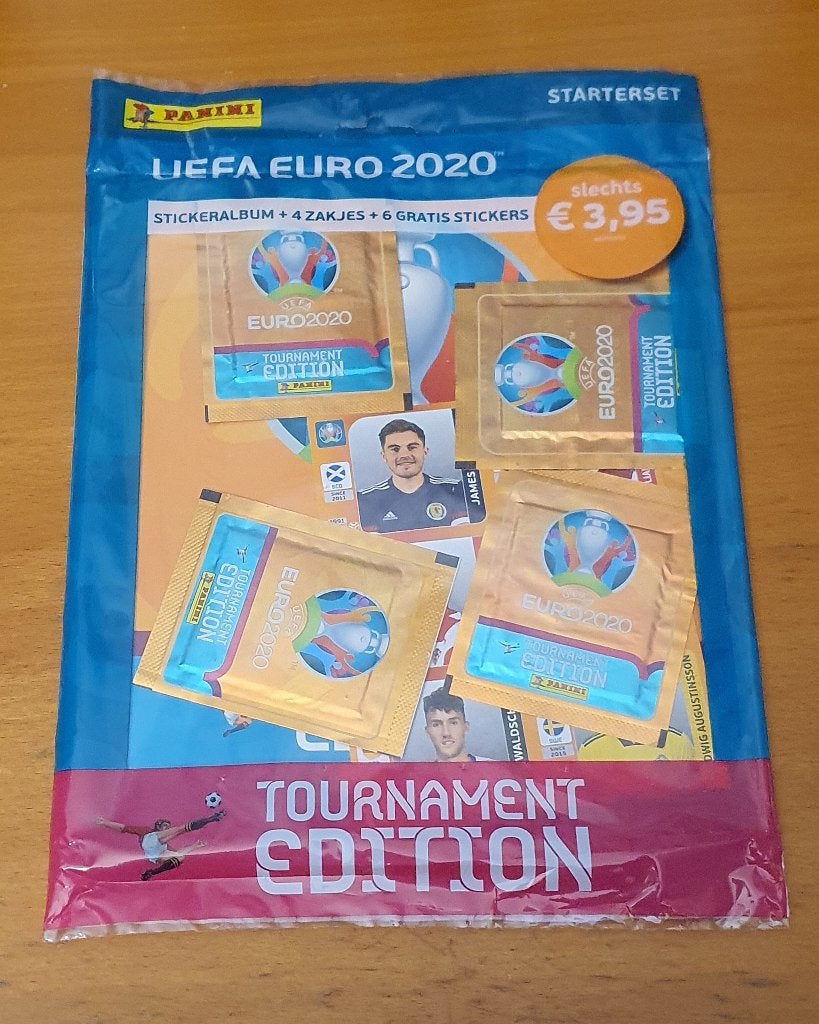 NIEUW SEAL | UEFA EURO 2020 met 4 ZAKJES | STICKER ALBUM, Ophalen of Verzenden, Nieuw, Buitenlandse clubs, Poster, Plaatje of Sticker
