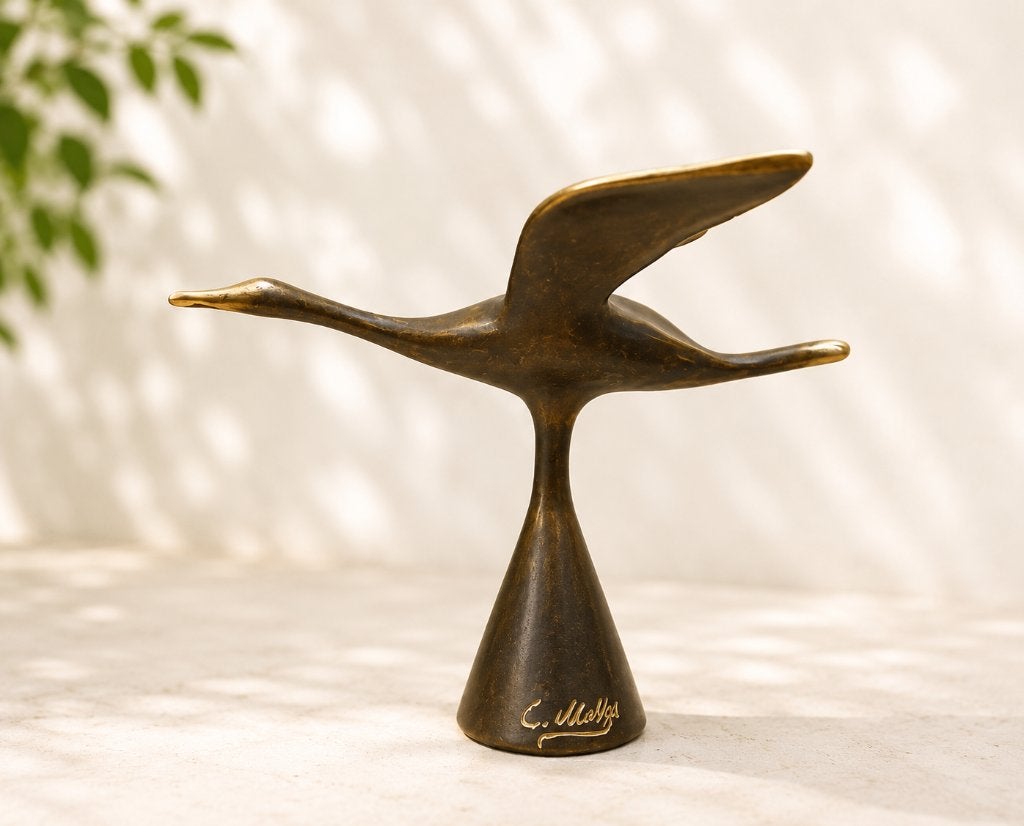 ZWAAN / mini urn / asurn, Nieuw, Info@huisentuindecoratiemarie.nl, Huis en tuin decoratie marie, Peize
