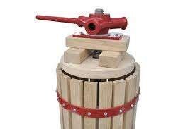 Fruitpers wijnpers juicer pers 6 Liter RVS GRATIS BEZORGD!, Overige typen, Verzenden, Hout, Nieuw