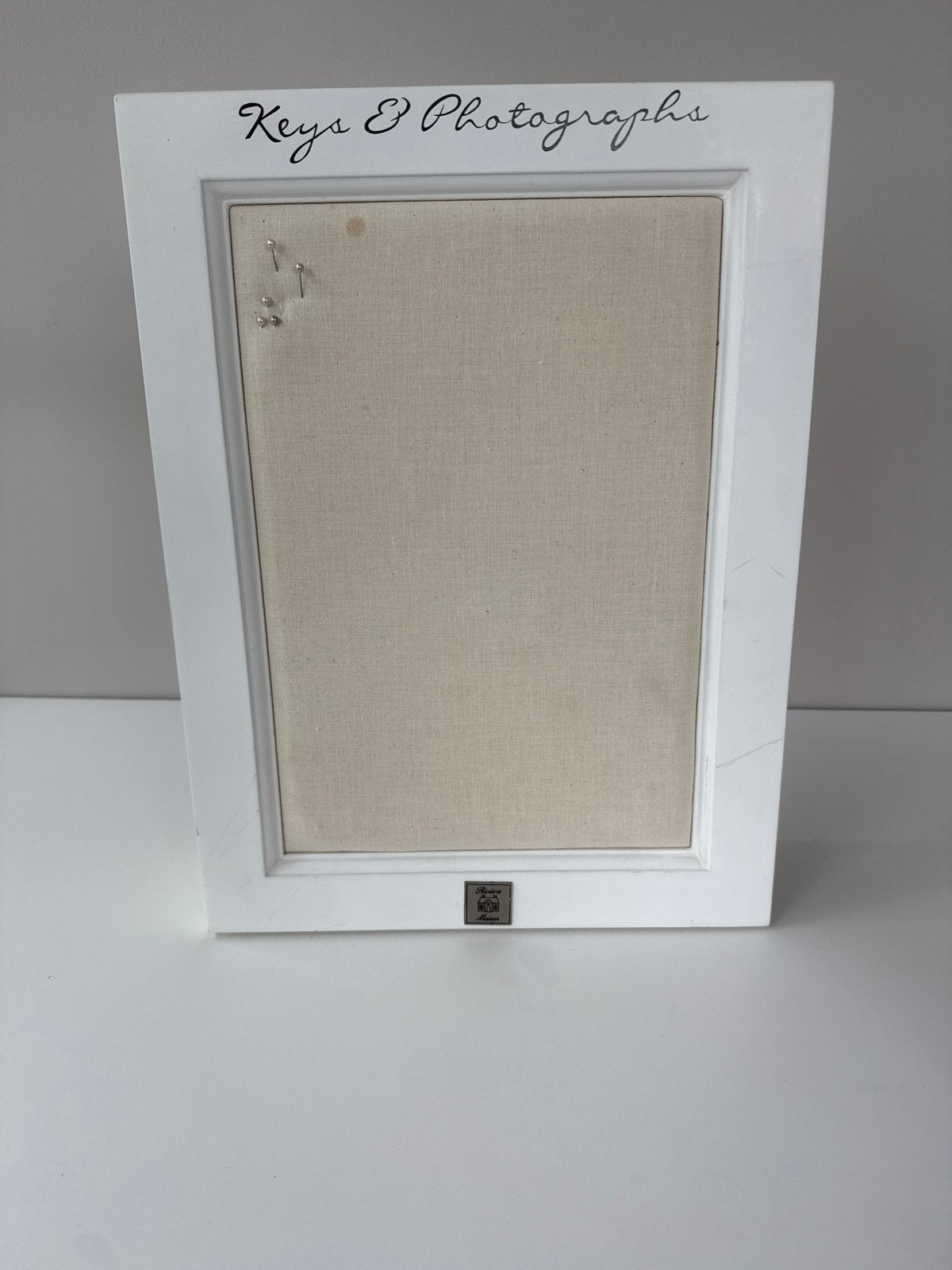 Sleutelkastje met fotolijst en opbergvak Riviera Maison, Hout, Gebruikt, Verzenden, Landelijk