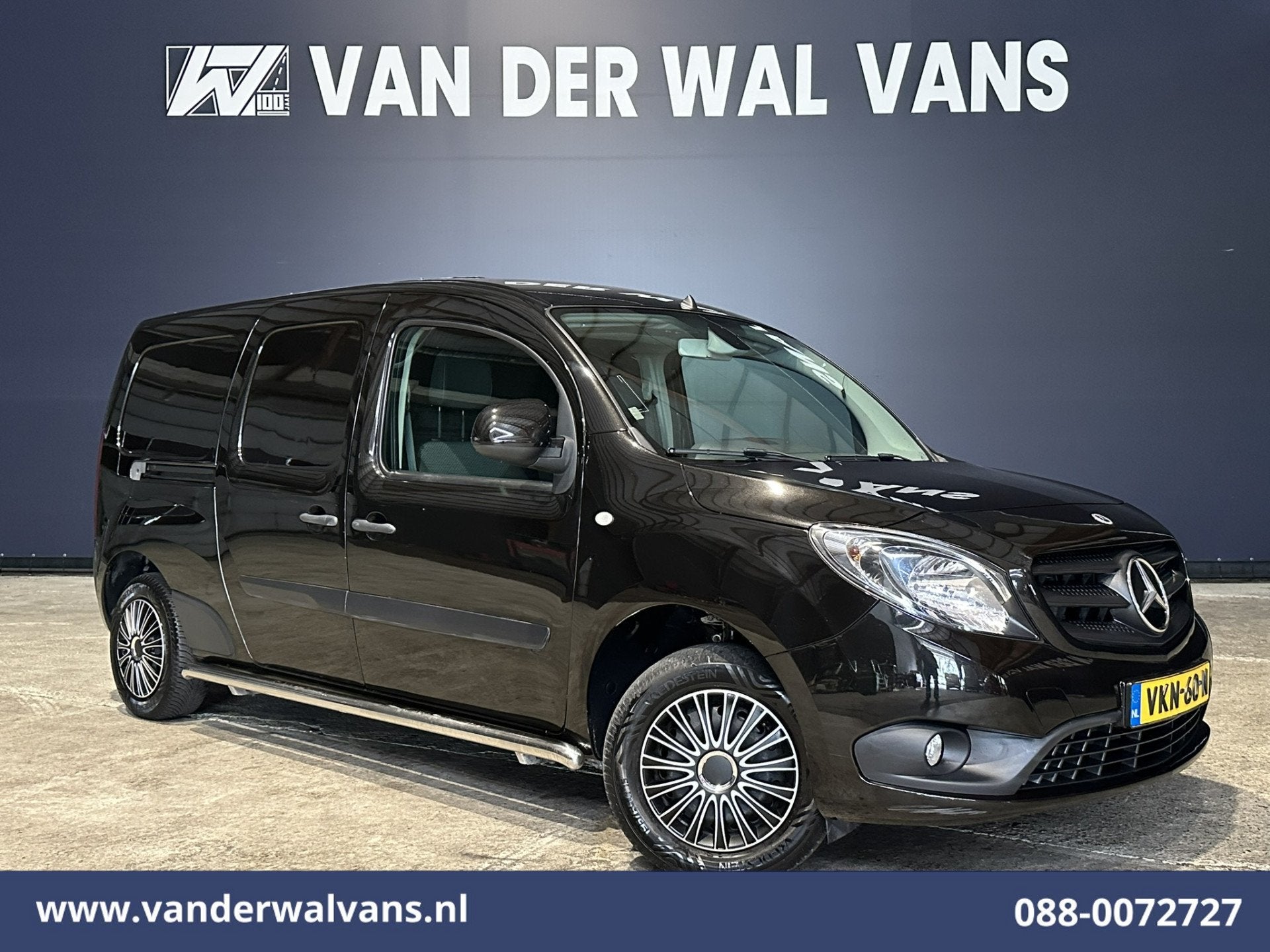 Mercedes-Benz Citan 109 CDI 96pk L3H1 Euro6 Airco | Navigati, Voorwielaandrijving, Dealer onderhouden, 4 cilinders, Zwart