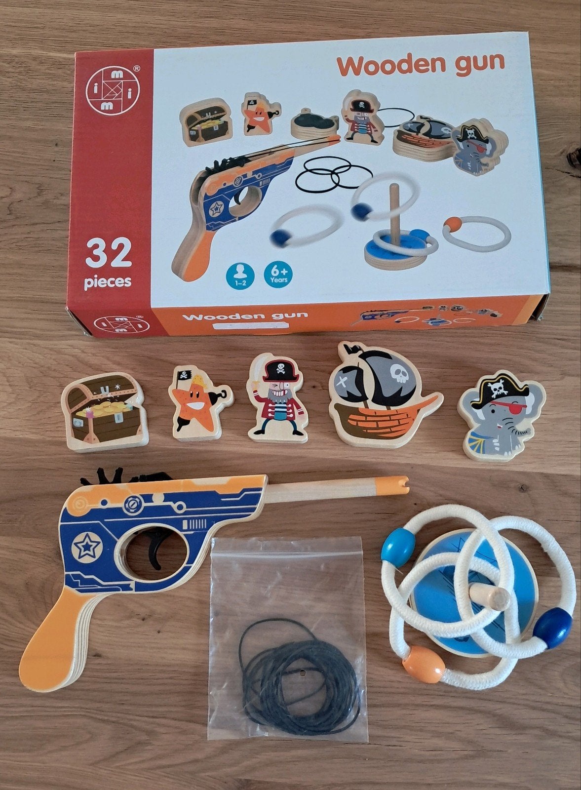 Houten Piraten Schietspel, Ophalen of Verzenden, Zo goed als nieuw, Overige typen