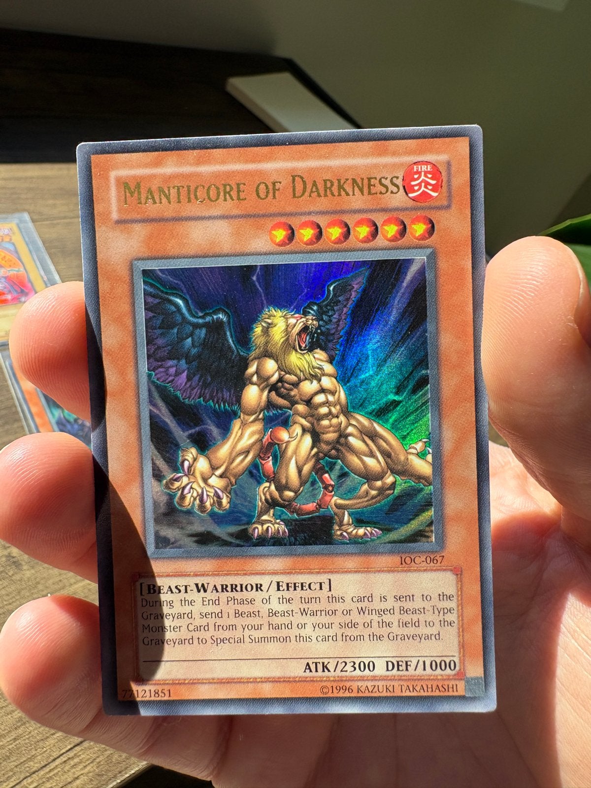 Manticore of Darkness (IOC-067) GD/EX, Ophalen, Gebruikt, Losse kaart