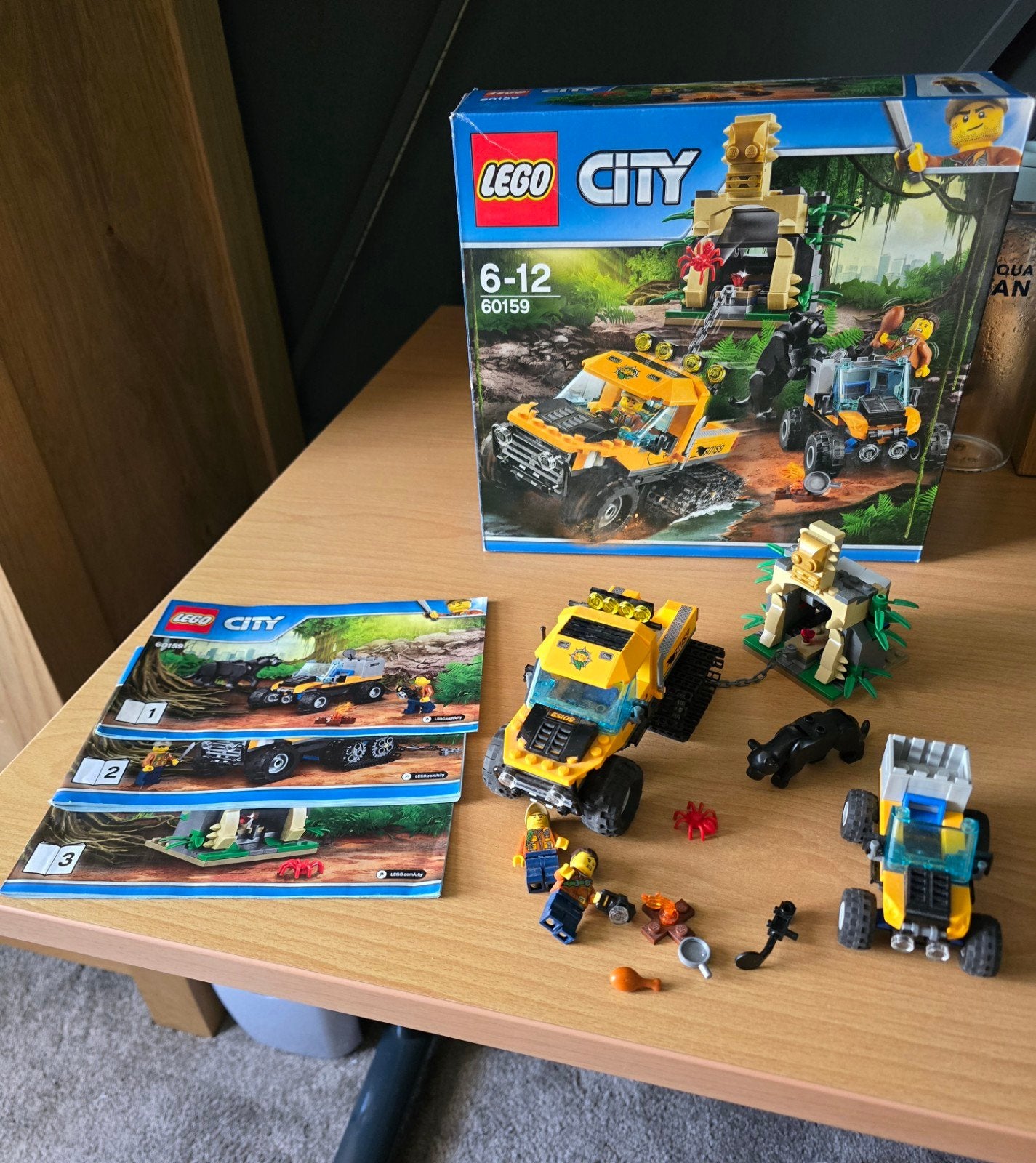 Lego City 60159 Jungle Halftrack Mission - Complete doos, Kinderen en Baby's, City, Inclusief instructies, Lego, Ophalen of Verzenden