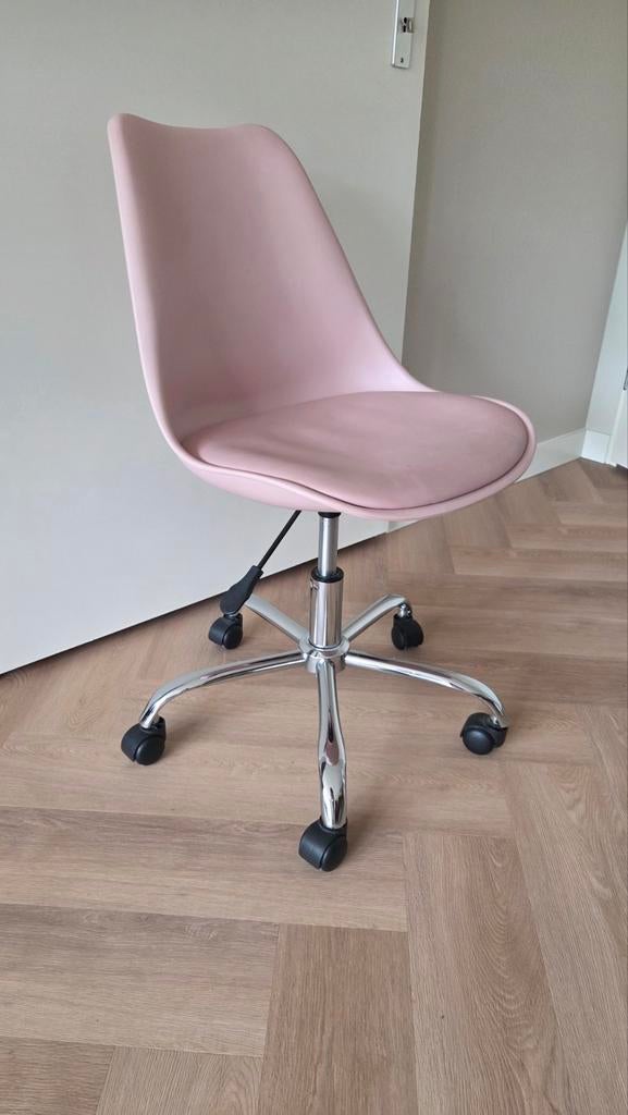 Bureaustoel, Ophalen, Zo goed als nieuw, Roze