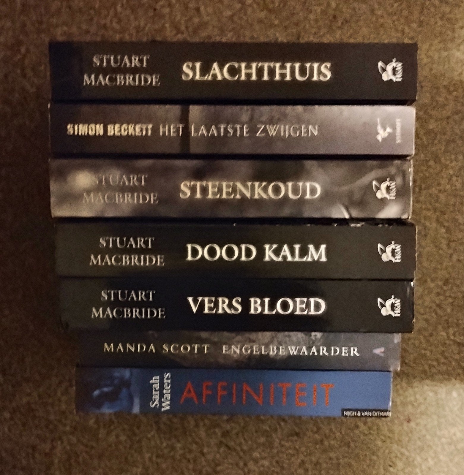 Boekenpakket: S. MacBride, S. Beckett, Manda Scott, S, Ophalen of Verzenden, Gelezen, Stuart MacBride, Simon Beckett, Manda Scott, Sarah Waters