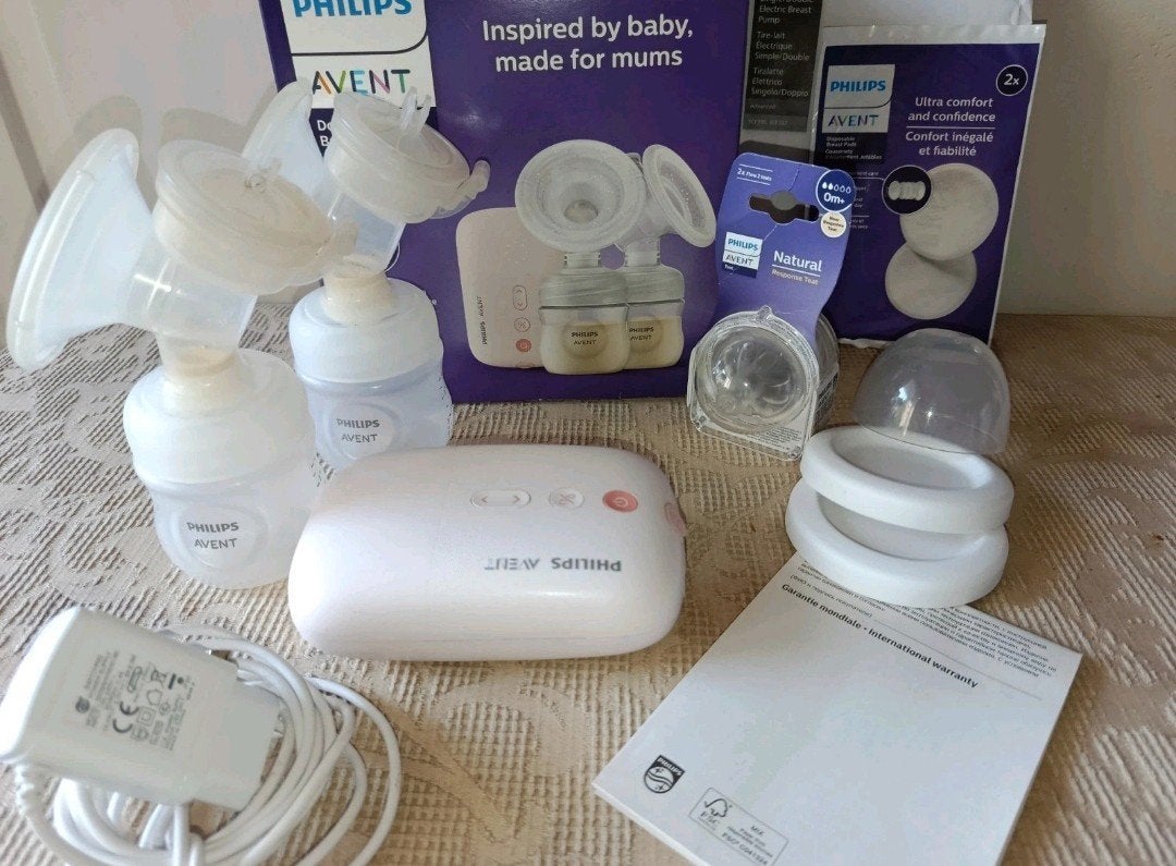 ZGAN Philips Avent Dubbele Elektrische Borstkolf, Ophalen of Verzenden, Zo goed als nieuw, Borstkolf
