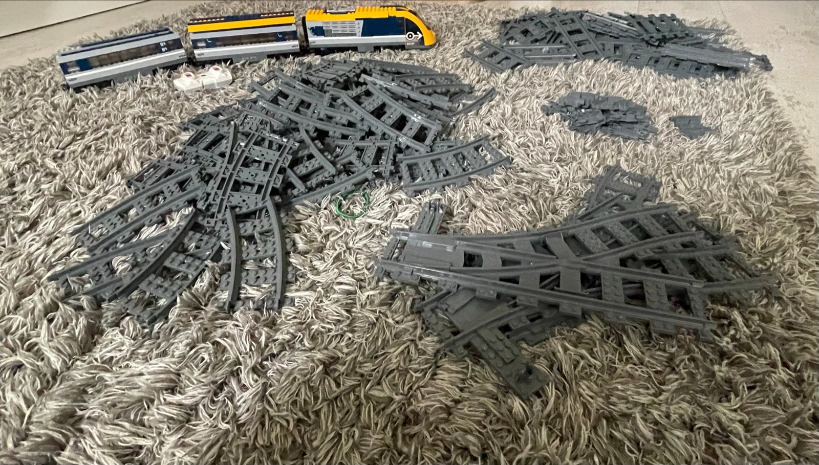 LEGO Trein set met veel treinbaan en elektrische functies, Lego, Ophalen of Verzenden, Inclusief accessoires, Complete set